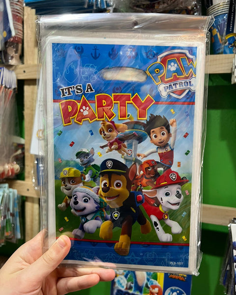 Bolsas de dulces Paw patrol piñata paquete X 10 unidades