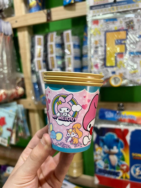 Vasos My melody paquete X 6 unidades