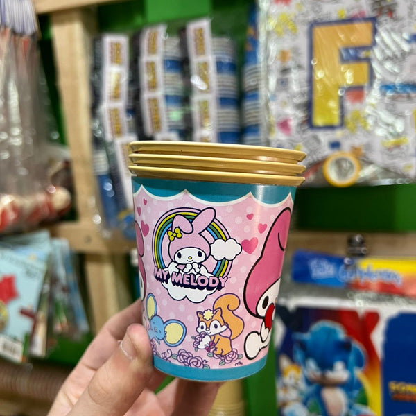 Vasos My melody paquete X 6 unidades