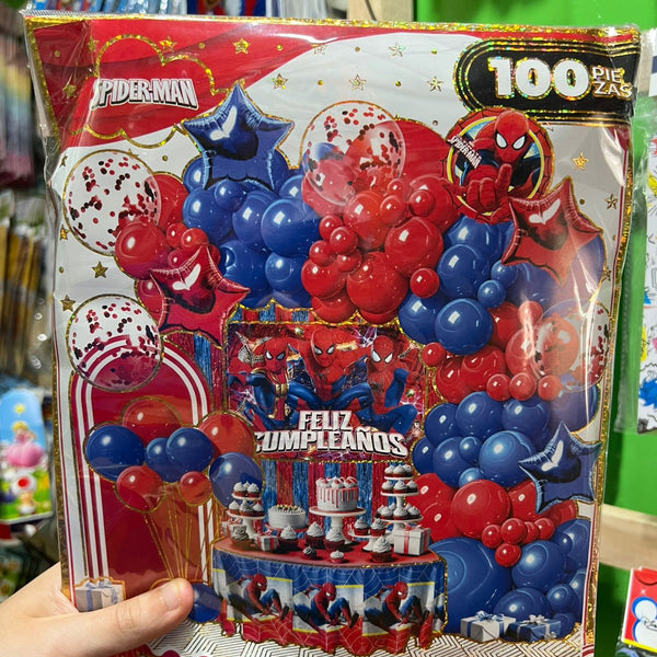Set decoracion Spiderman