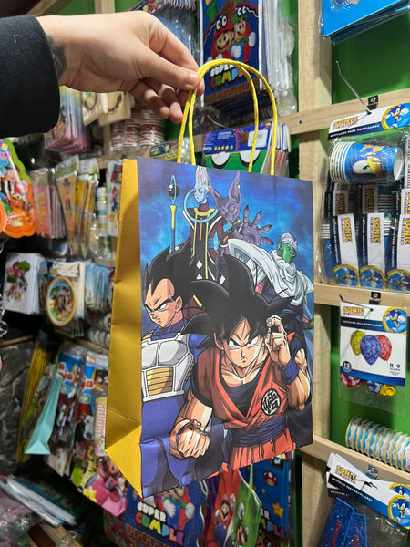 Bolsas de dulces papel Dragon ball paquete X 6 unidades