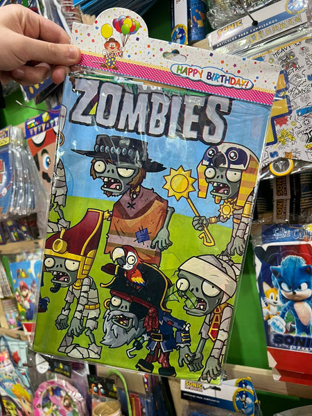 Mantel decorativo plantas vs zombie