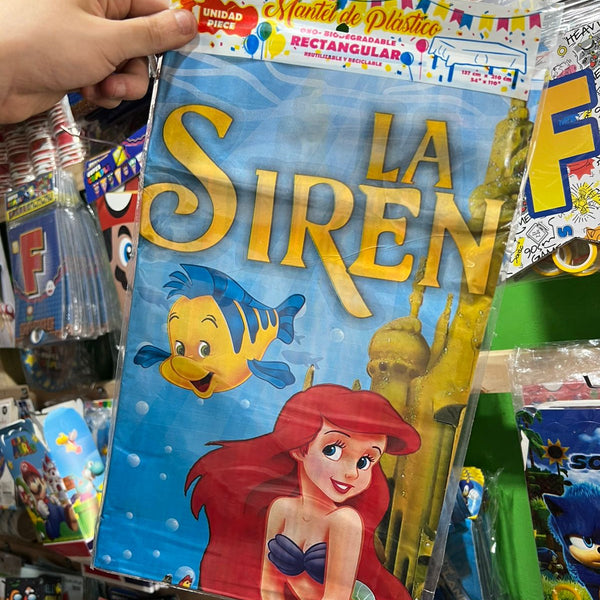 Mantel decorativo Sirenita Ariel