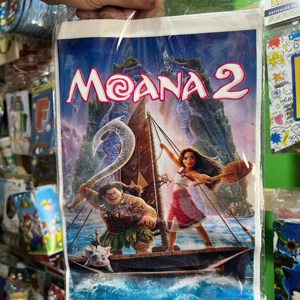 Bolsas de dulces plasticas moana paquete x 6 unidades
