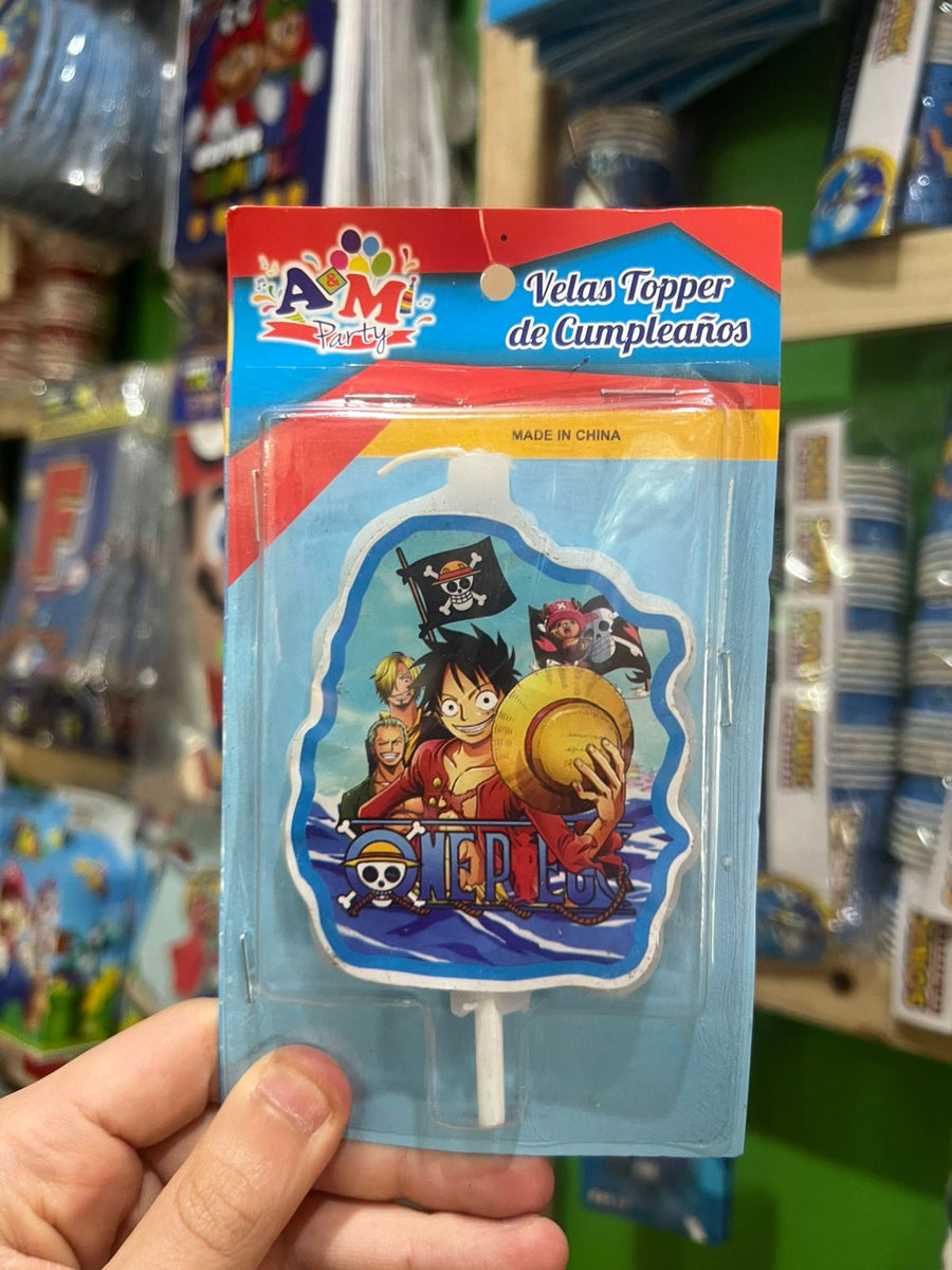 Vela cumpleaños One piece
