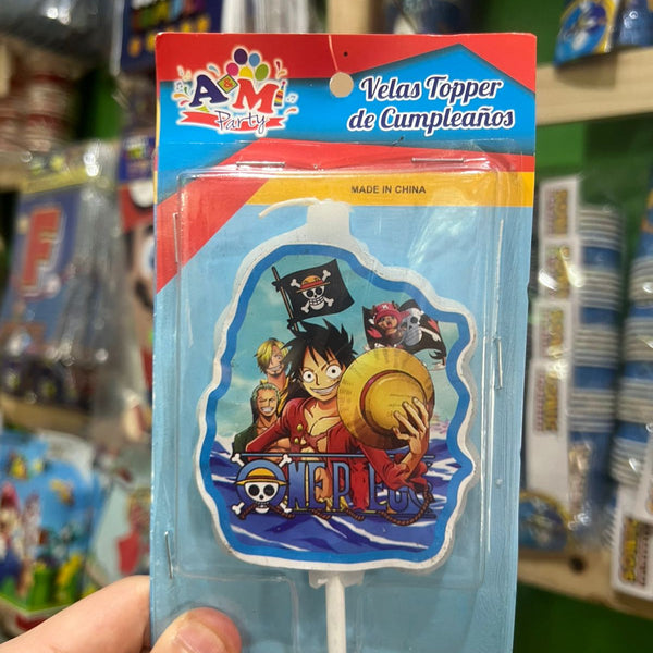 Vela cumpleaños One piece