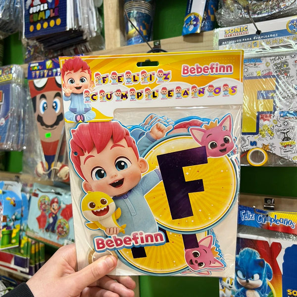 Banderin de feliz cumpleaños bebefinn