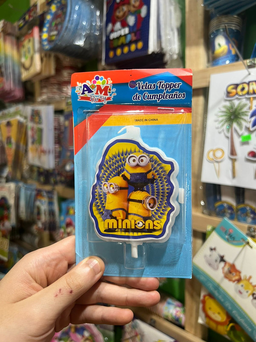 Vela cumpleaños Minions