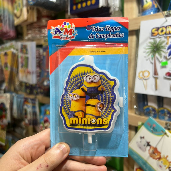 Vela cumpleaños Minions