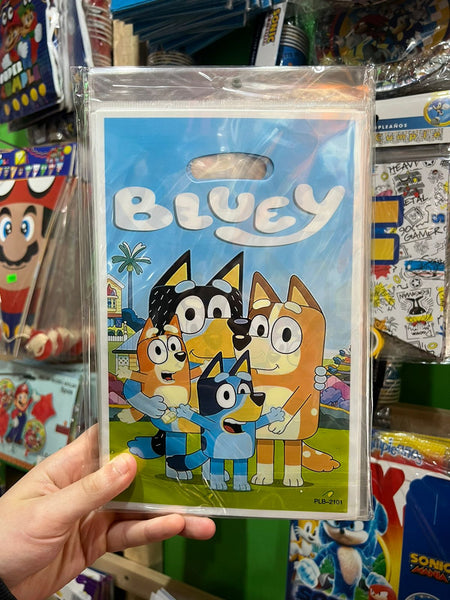 Bolsas de dulces Bluey piñata paquete X 10 unidades