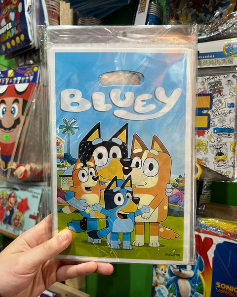 Bolsas de dulces Bluey piñata paquete X 10 unidades