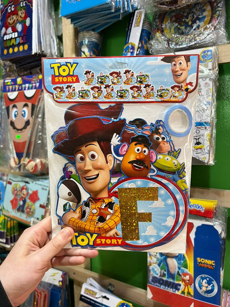 Banderin de feliz cumpleaños Toy story