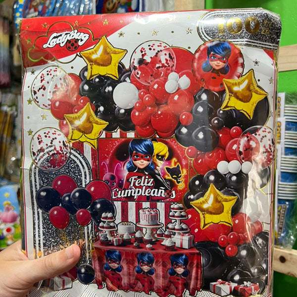 Set decoracion Lady bug