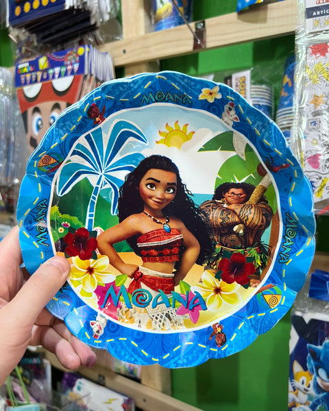 Platos moana paquete X 6 unidades
