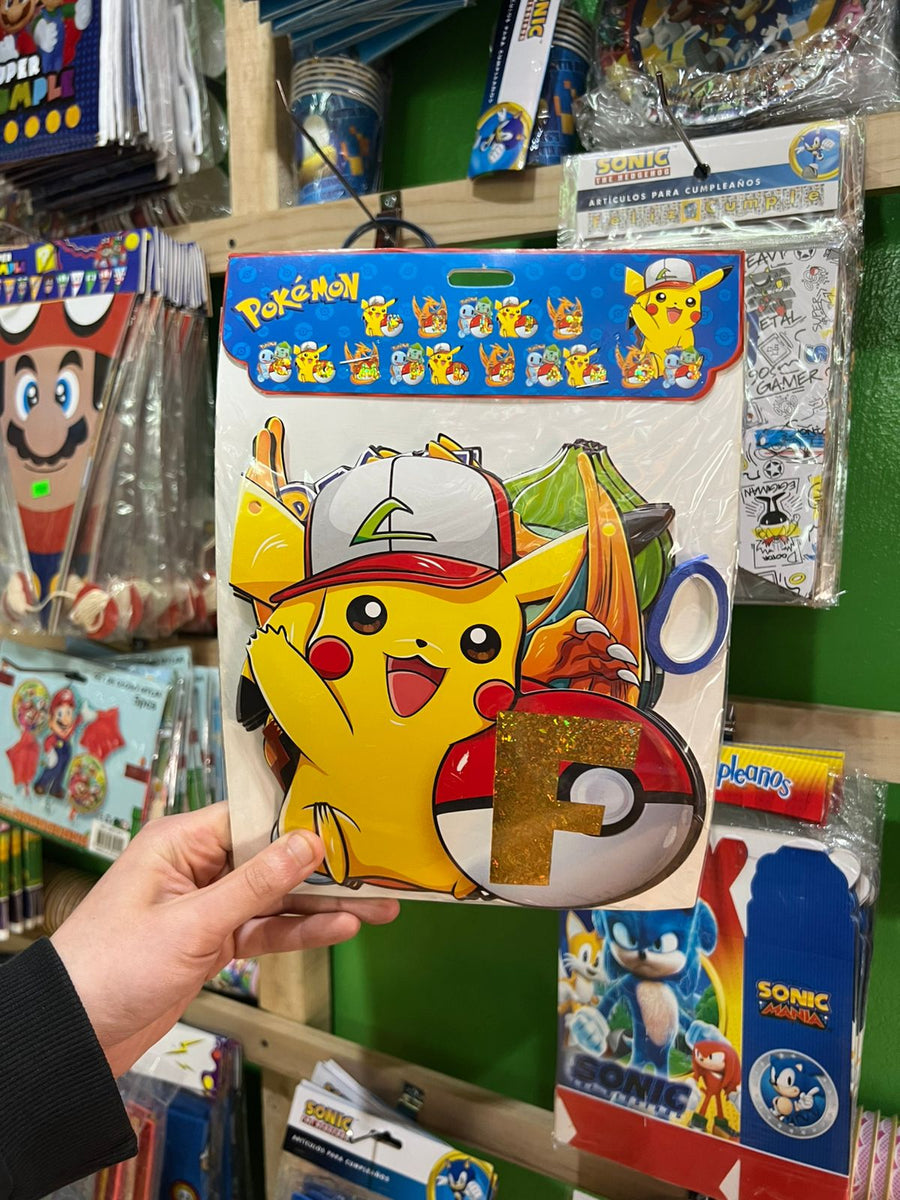 Banderin de cumpleaños Pokemon