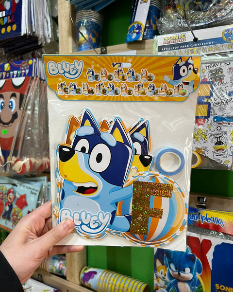 Banderin de cumpleaños Bluey