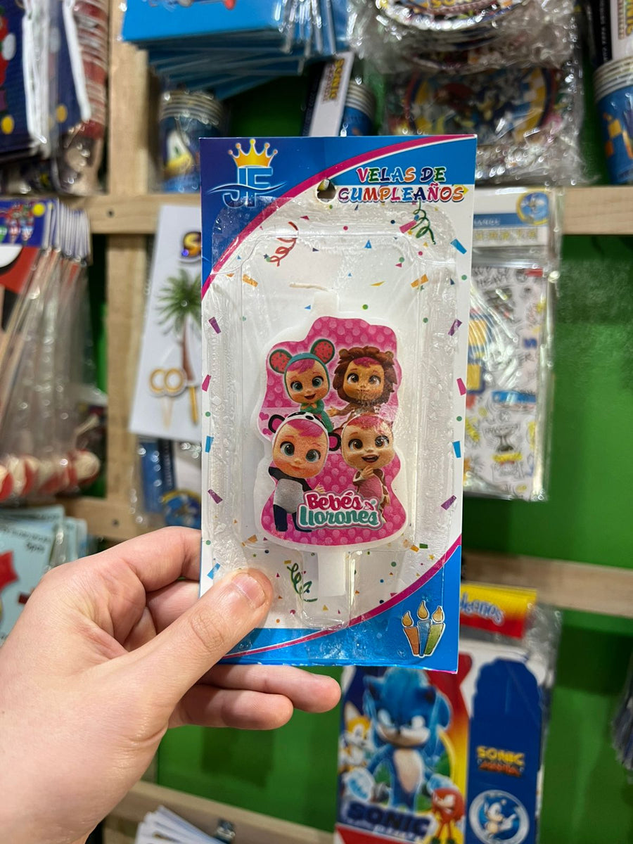 Vela cumpleaños bebes llorones