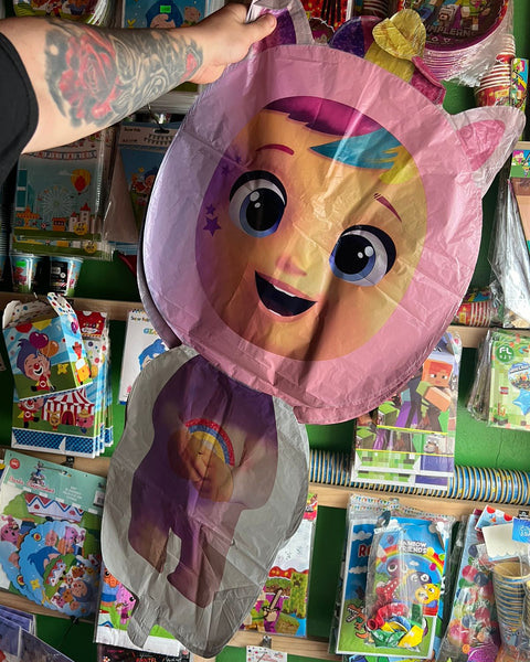 Globo silueta bebes llorones, 1 metro