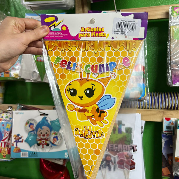 Banderin Triangular Abejita Chiquitita