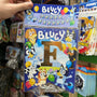 Banderin de feliz cumpleaños bluey