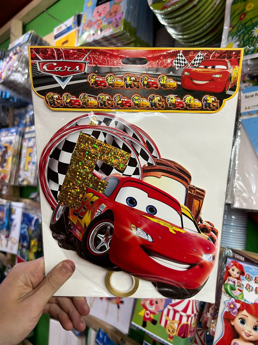 Banderin de cumpleaños Cars