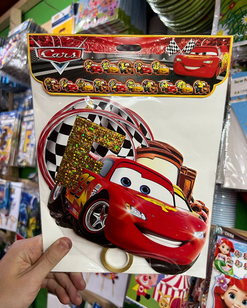 Banderin de cumpleaños Cars