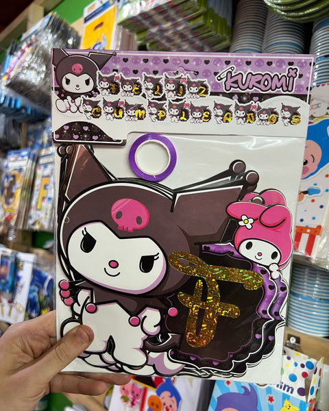 Banderin de Feliz cumpleaños Kuromi