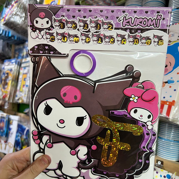Banderin de Feliz cumpleaños Kuromi