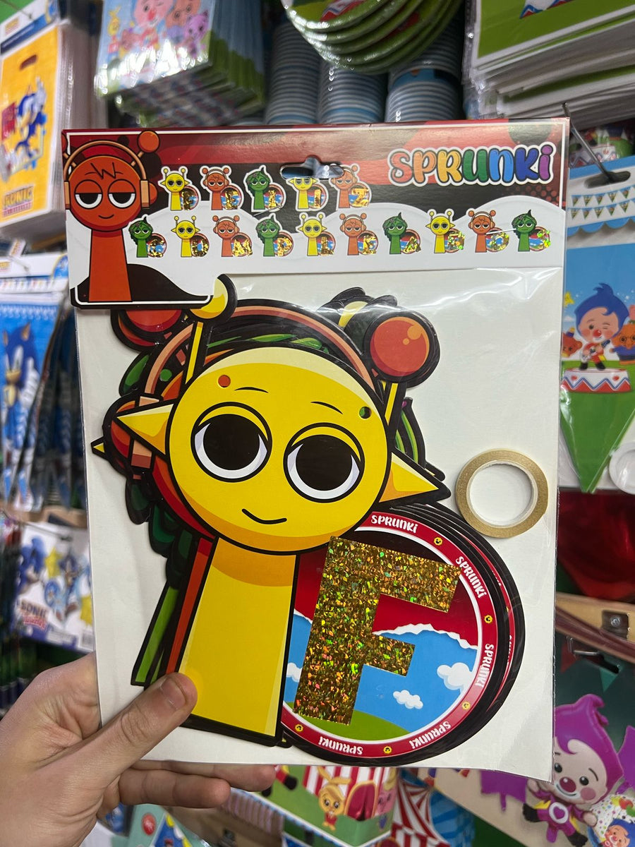 Banderin Feliz cumpleaños Sprunki