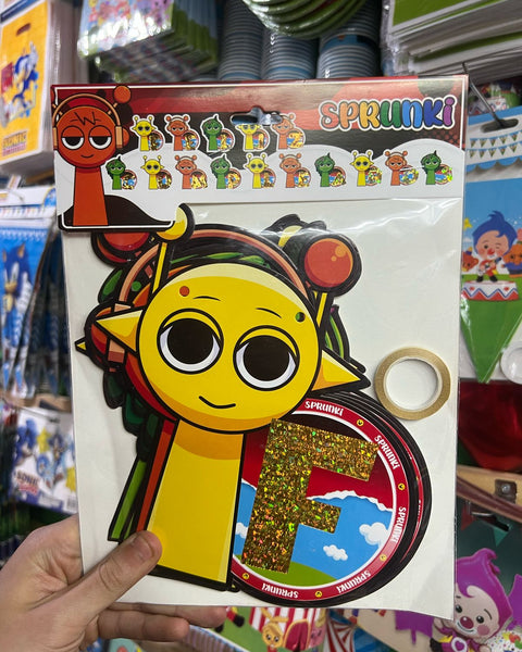 Banderin Feliz cumpleaños Sprunki