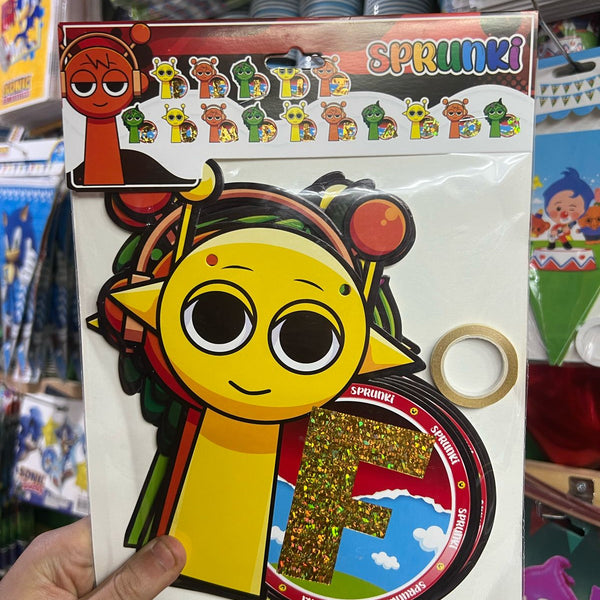 Banderin Feliz cumpleaños Sprunki