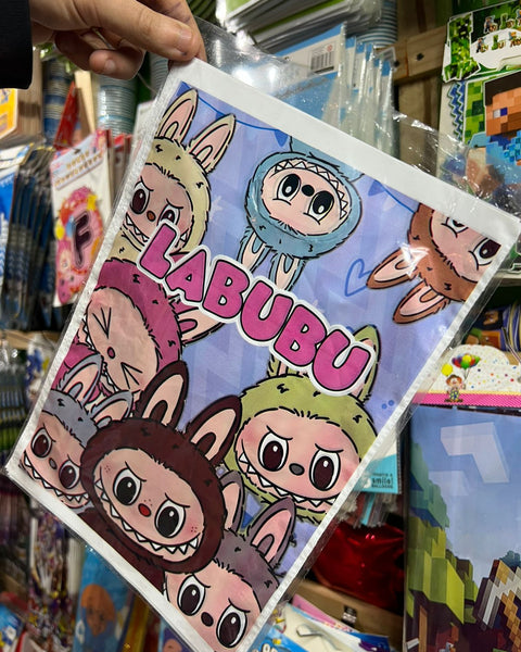 Bolsas de dulces plasticas Labubu paquete x 6 unidades