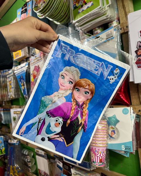 Bolsas de dulces plasticas Frozen paquete x 6 unidades