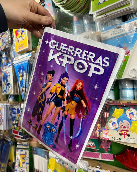 Bolsas de dulces plasticas Guerreras Kpop paquete x 6 unidades
