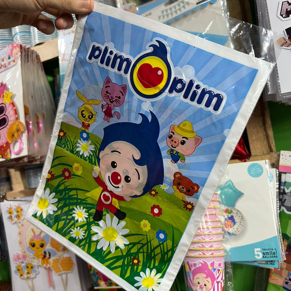 Bolsas de dulces plasticas Plim plim paquete x 6 unidades