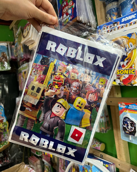 Bolsas de dulces plasticas Roblox paquete x 6 unidades
