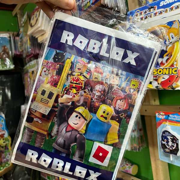 Bolsas de dulces plasticas Roblox paquete x 6 unidades