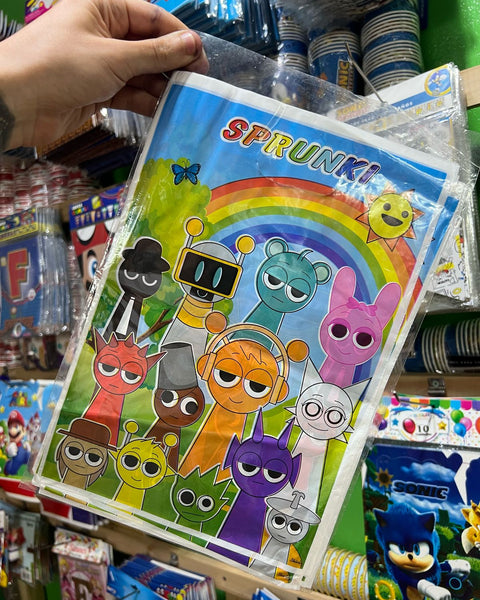 Bolsas de dulces plasticas Sprunki paquete x 6 unidades