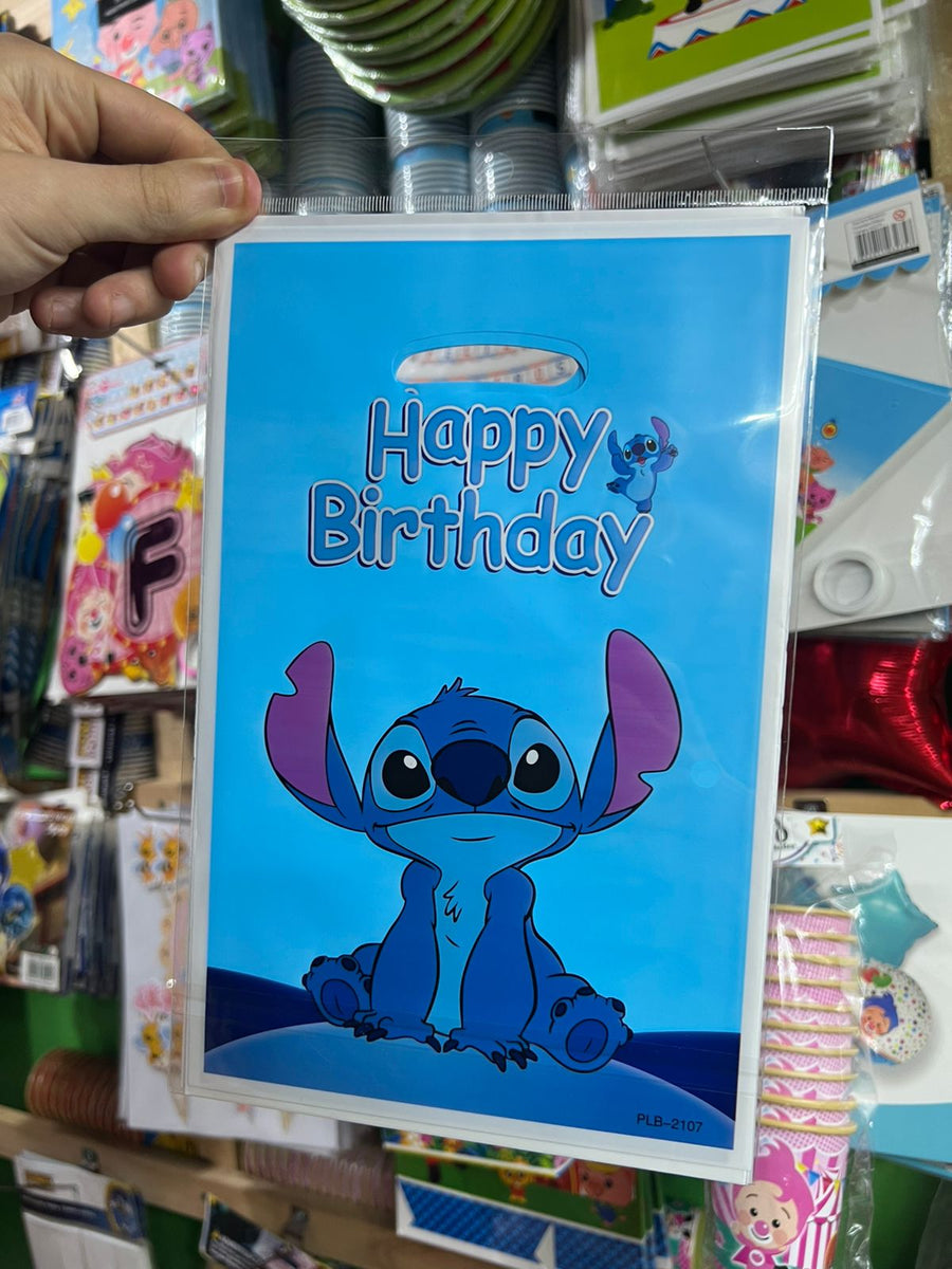 Bolsas de dulces Stitch piñata paquete X 10 unidades