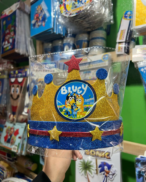 Corona festejado bluey