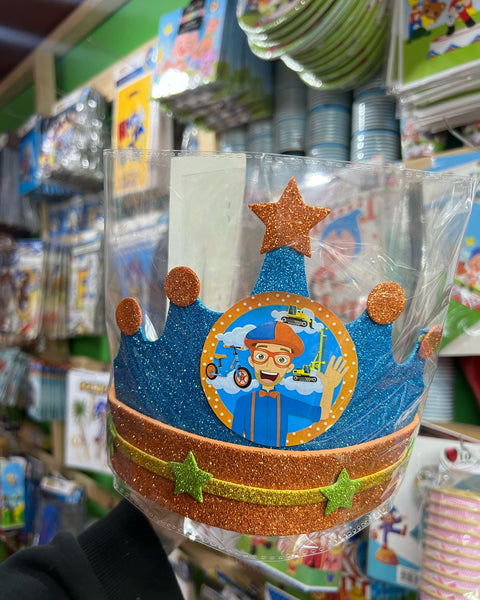 Corona festejado Blippi