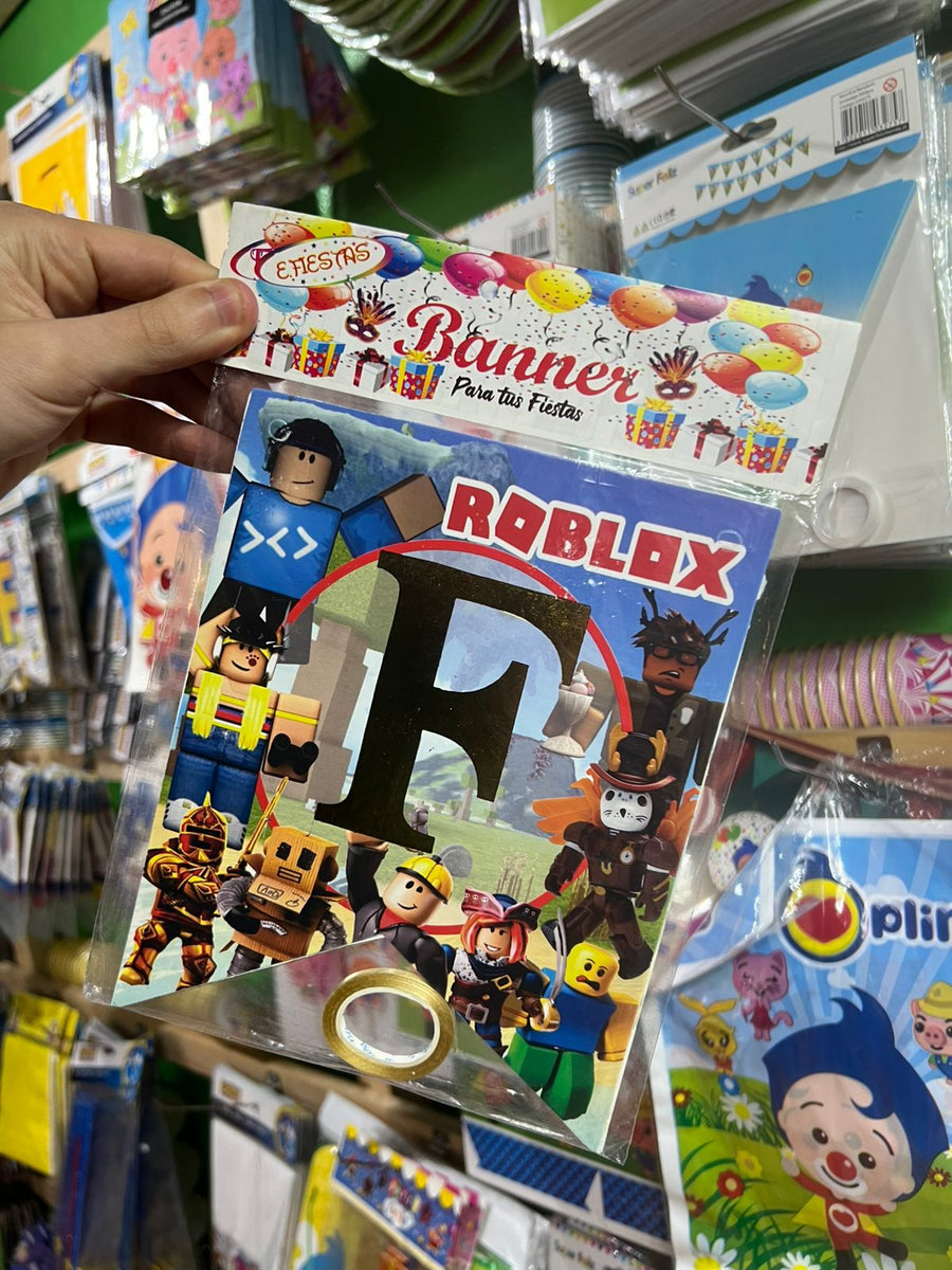 Banderines Feliz cumpleaños Roblox