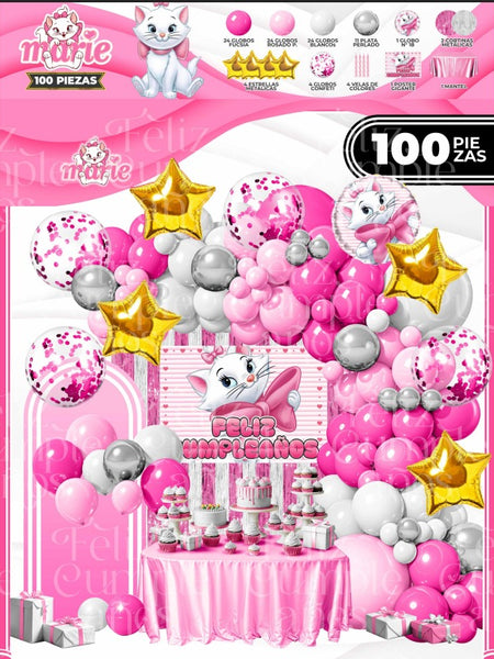 Set decoracion Gatita Marie