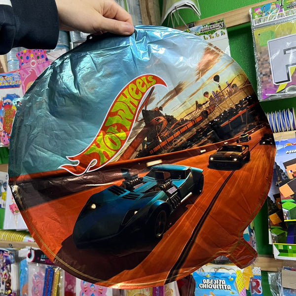 Globos metalizados Hot Wheels