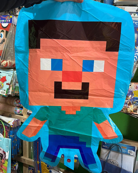 Globo silueta minecraft 70 cm