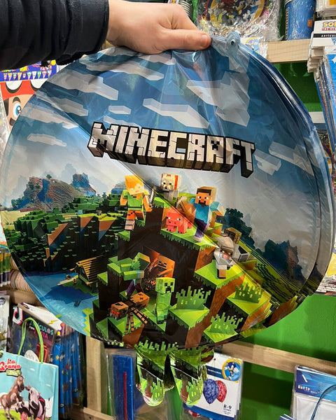 Globos metalizados minecraft, unidad