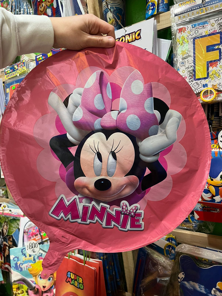 Globos metalizados minnie mouse, unidad