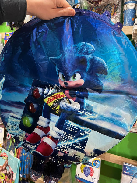 Globos metalizados sonic, unidad