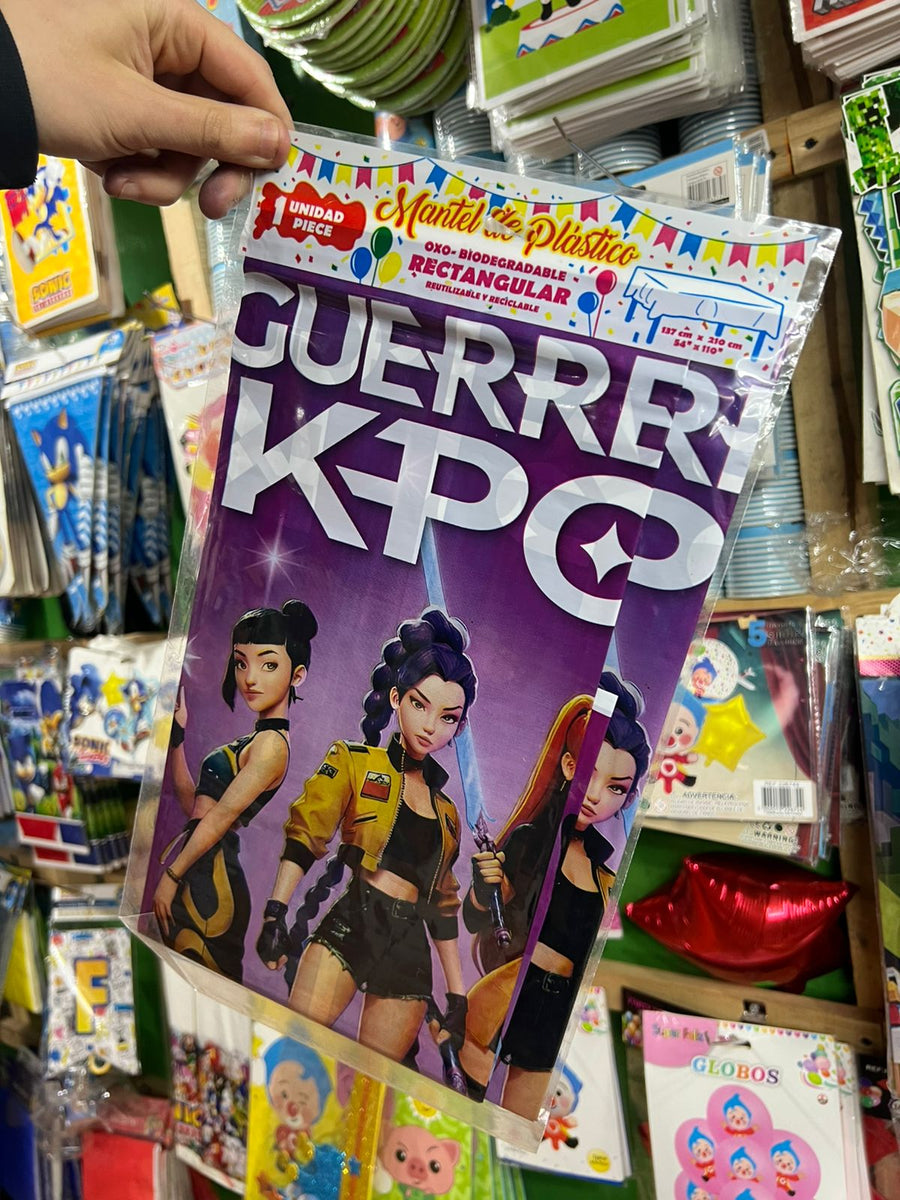 Mantel decorativo Guerreras K-pop