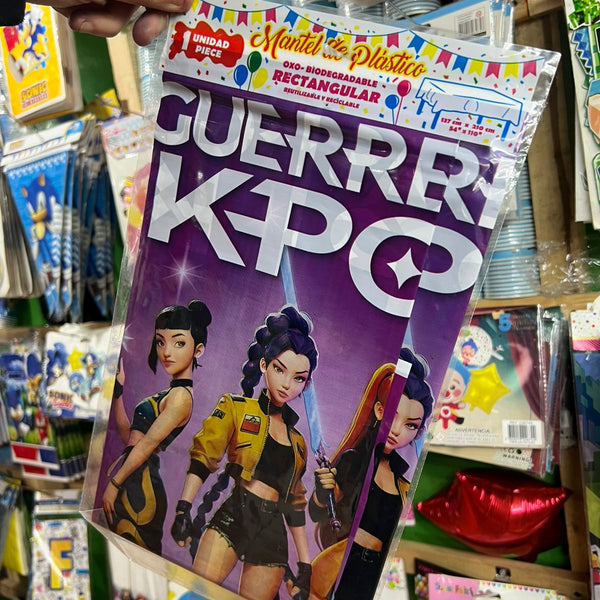Mantel decorativo Guerreras K-pop